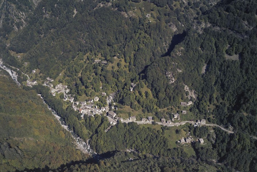 Vergeletto im Onsernonegebiet im Schweizer Kanton Tessin