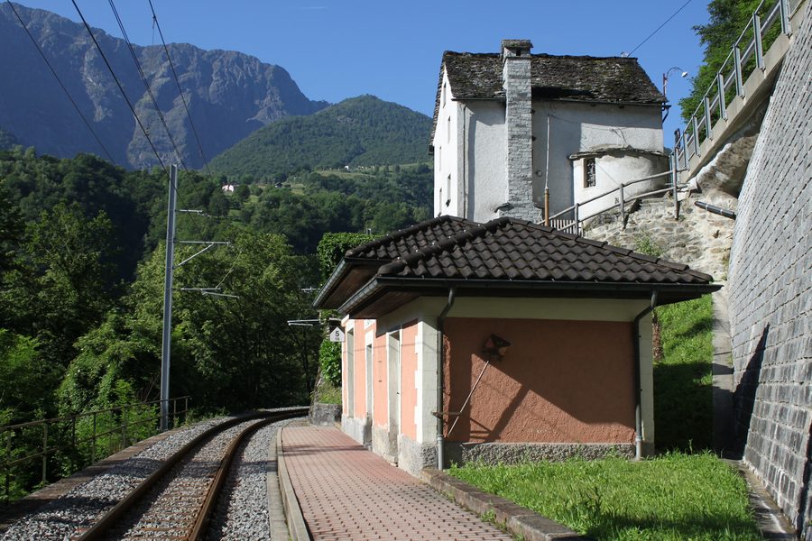 Bahnhof Borgnone-Cadanza im Centovalli