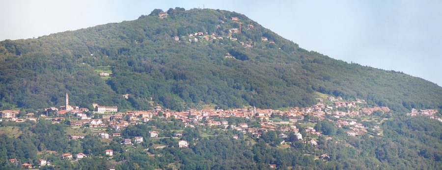 Panorama di Massino Visconti e del Lago Maggiore visto da Ranco
