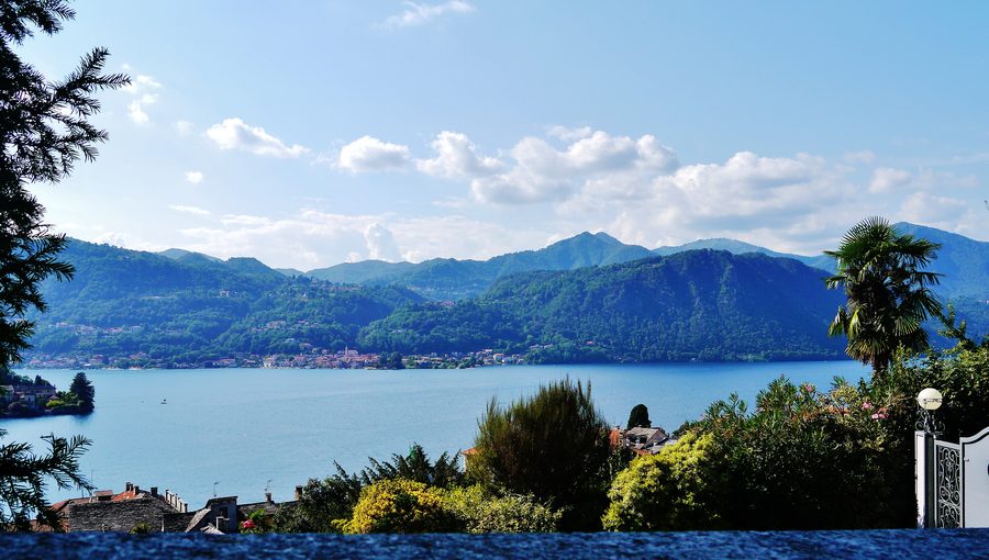 Blick auf den Ortasee bei Orta San Giulio