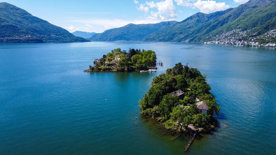 Brissago-Inseln im Schweizer Teil des Lago Maggiore