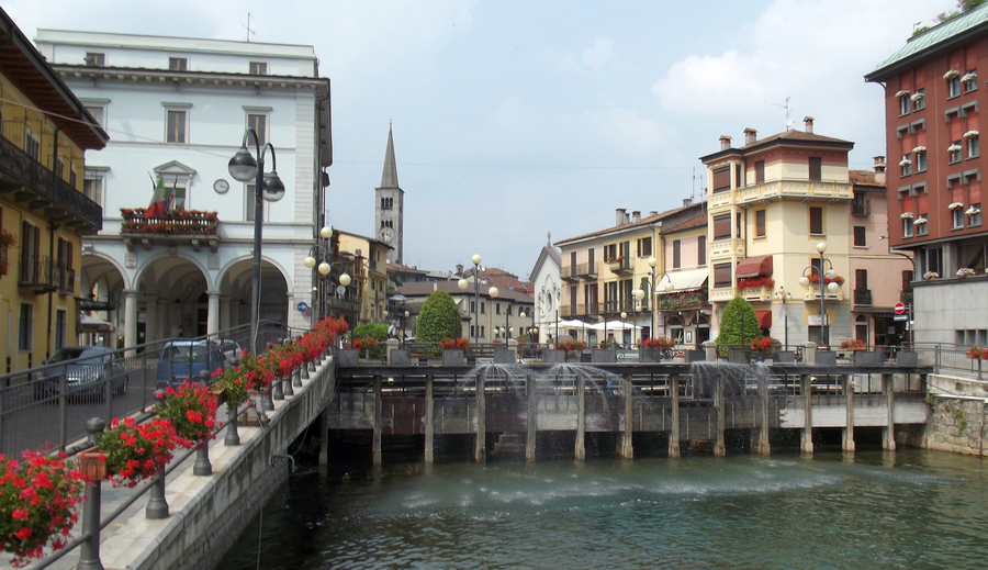 Schleusen der Nigoglia in Omegna